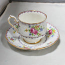 Lot of 2: Floral Teacups and Saucers