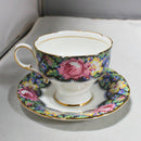 Lot of 2: Floral Teacups and Saucers