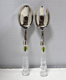 Lot of 2: Waterford Serving Spoon and Forked Spoon
