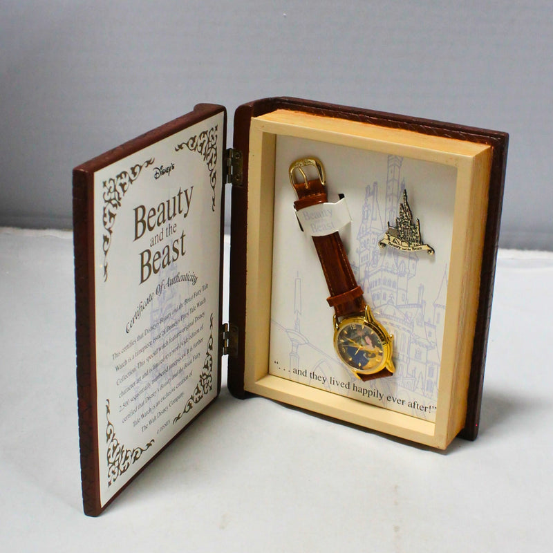Disney Beauty & The Beast Watch - Fairy Tale Collection With Pin