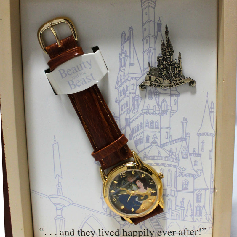 Disney Beauty & The Beast Watch - Fairy Tale Collection With Pin