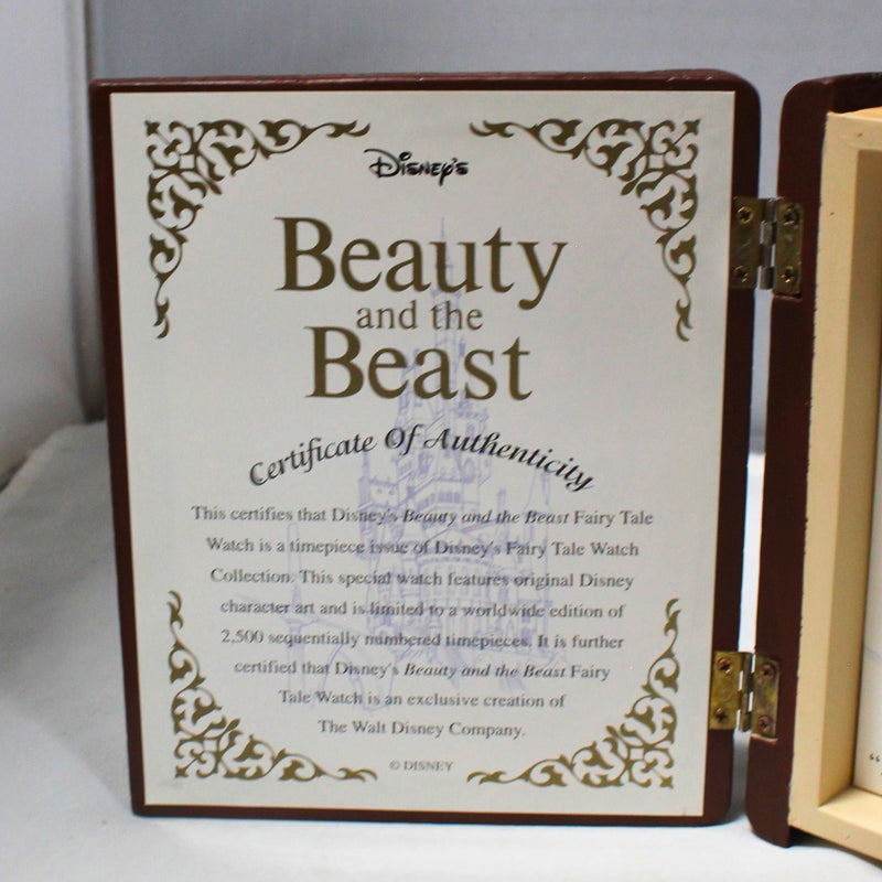 Disney Beauty & The Beast Watch - Fairy Tale Collection With Pin