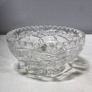 Crystal Pinwheel Footed Bowl