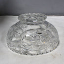 Crystal Pinwheel Footed Bowl