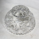 Crystal Pinwheel Footed Bowl