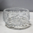 Crystal Pinwheel Footed Bowl