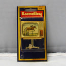 Lot of 3: Vintage Lundby Mini Doll House Furniture Lot, Chandeleir, Lamp, and TV