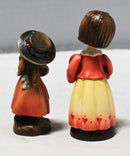 Lot of 2: ANRI Girls Holding Heart Figurines