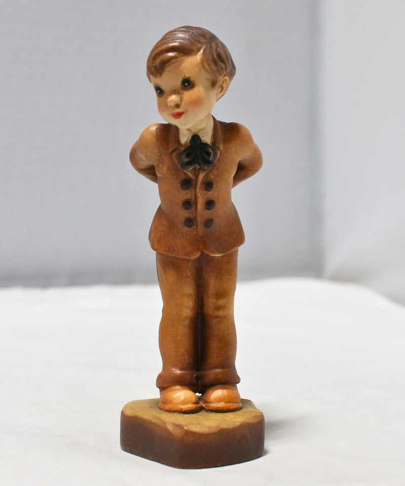 Lot of 2: ANRI Sarah Kay Young Man's Fancy, and Love Gift Figurines