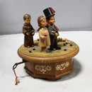 ANRI Thorens Carved Music Box, Wedding Scene
