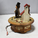 ANRI Thorens Carved Music Box, Wedding Scene