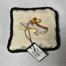 Lot of 2: Shoe Pin/Brooch & Interlocking Heart Pin/Brooch