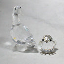 Lot of 2: Swarovski Mother Goose & Mini Chick Crystal - 174960 & 010030