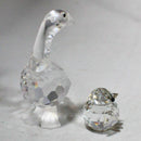 Lot of 2: Swarovski Mother Goose & Mini Chick Crystal - 174960 & 010030