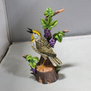 Lot of 2: Danbury Mint, the 12 Songbird Figurines Collection Bird Figurines