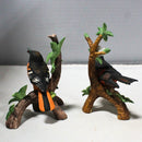 Lot of 2: Danbury Mint, the 12 Songbird Figurines Collection Bird Figurines