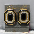 Lot of 3: Swarovski Hearts, Bows & SAL Octagon Earrings, Clip-Ons & Regular