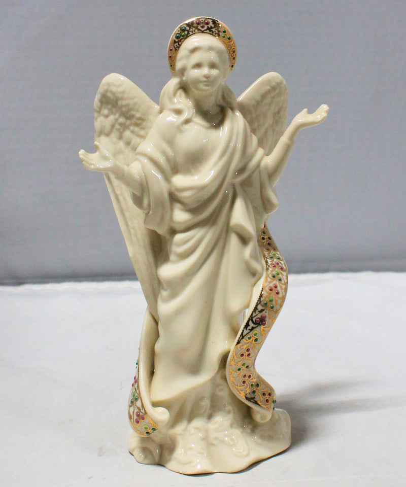 Lot of 2: Lenox Angel of Light & Eternal Xmas Vase