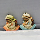 Lot of 10: Anri Jerrandie Italy Ornaments, Bell, and Egg