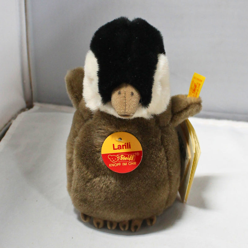 Lot of 4: Steiff Stuffed Fox, Penguin, Horse, & Donkey - 089107, 063572, 052552
