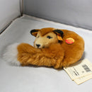 Lot of 4: Steiff Stuffed Fox, Penguin, Horse, & Donkey - 089107, 063572, 052552