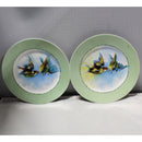 Lot of 6: Unbranded Vintage Plates Made in Austria, Rare