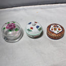 Lot of 5: Orrefors Sweden Floral Trinkets
