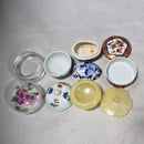 Lot of 5: Orrefors Sweden Floral Trinkets
