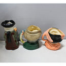 Lot of 3: Royal Doulton Cup Figurines, Happy John, Falstaff, & The Poacher