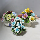 Lot of 3: Porcelain Flowers