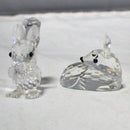 Lot of 2: Swarovski Figurines, Roe Deer Fawn & Squirrel - 183271, 011871