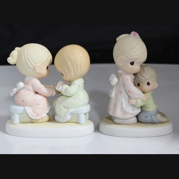 precious moments 置物　2個 Lot of 2: Precious Moments Figurines 89215 & 163635