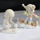 Lot of 2: Precious Moments, His Little Treasure, There's Sno-Boredome With You