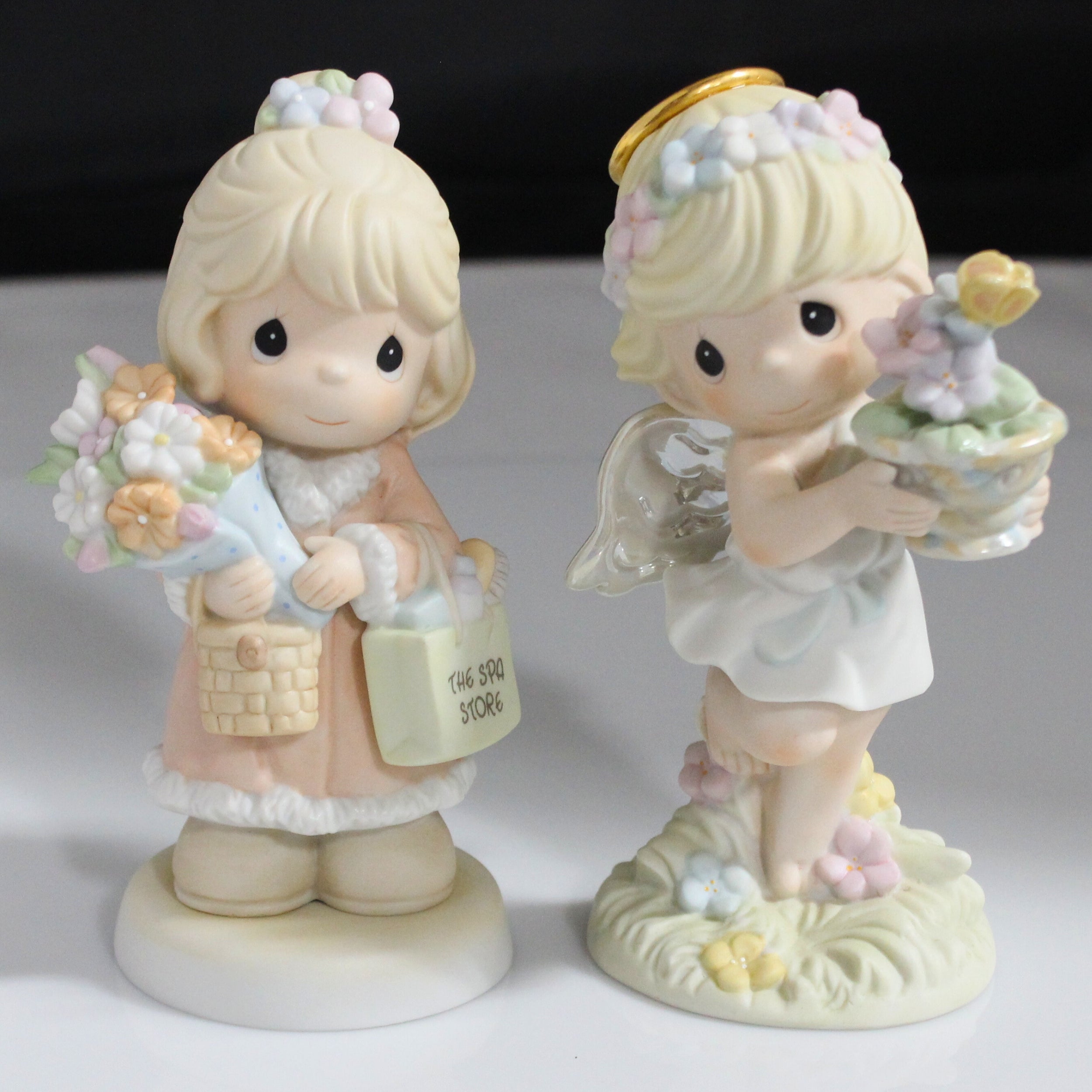 Lot of 2: Precious Moments, Bless Your Own Day, Hope Blooms in a Garden of Glory