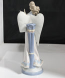 Lladro, Angel with Lyre Candleholder