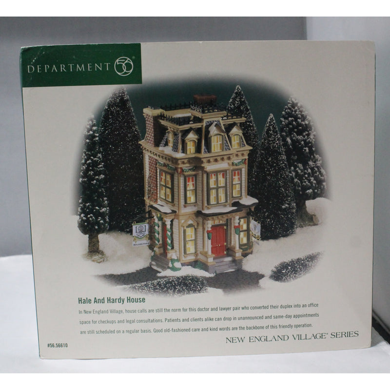 Department 56 | Hale And Hardy House | New England Village | Please Read