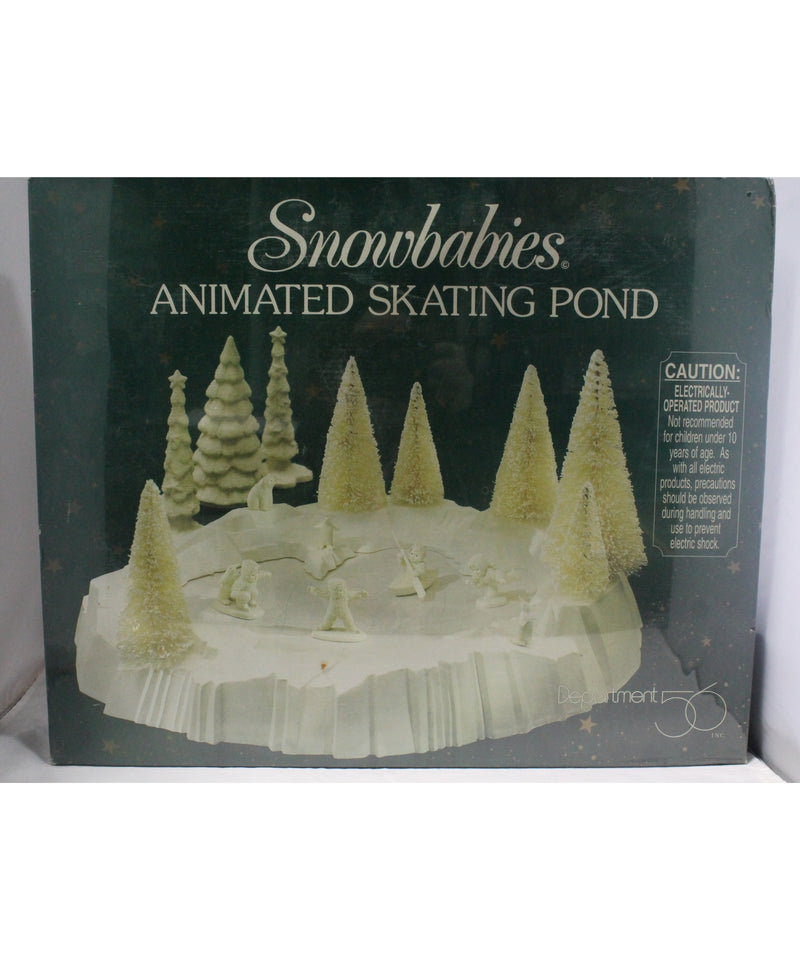 Department 56 | Snowbabies Animated Skating Pond | Please Read