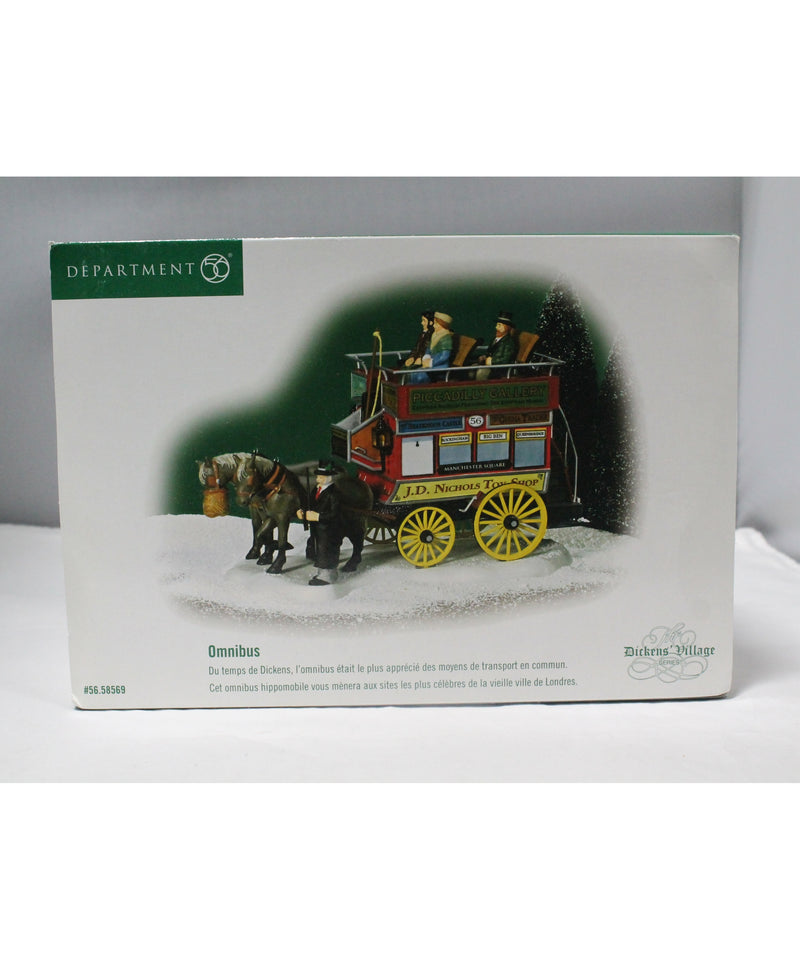 Department 56 | Omnibus | Dickens' Village | Please Read