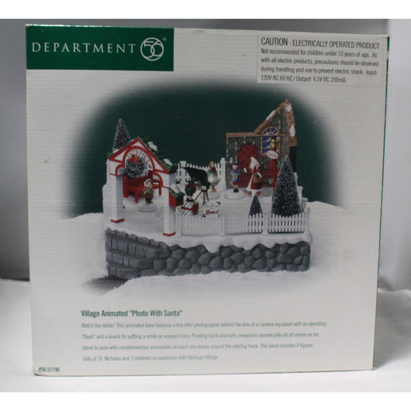 Department 56 | Village Animated "Photo with Santa" | Please Read