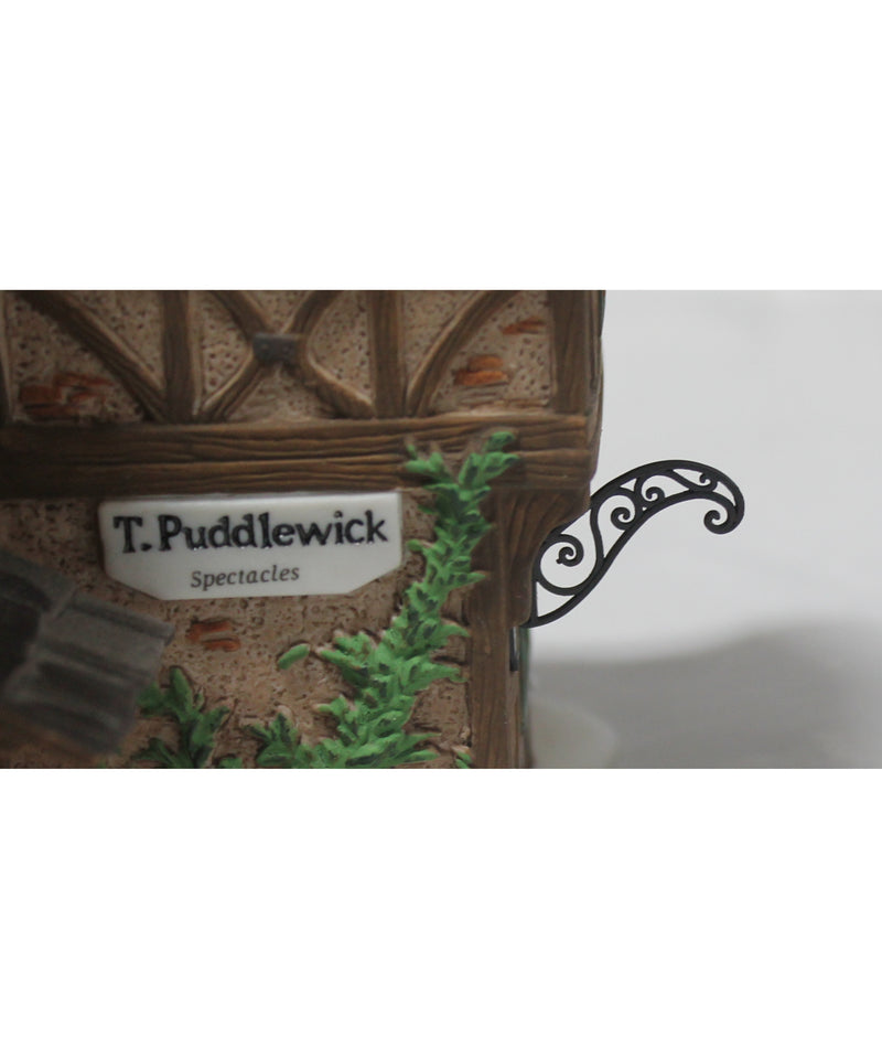 Department 56 | T. Puddlewick Spectacle Shop | missing spectacles on sign