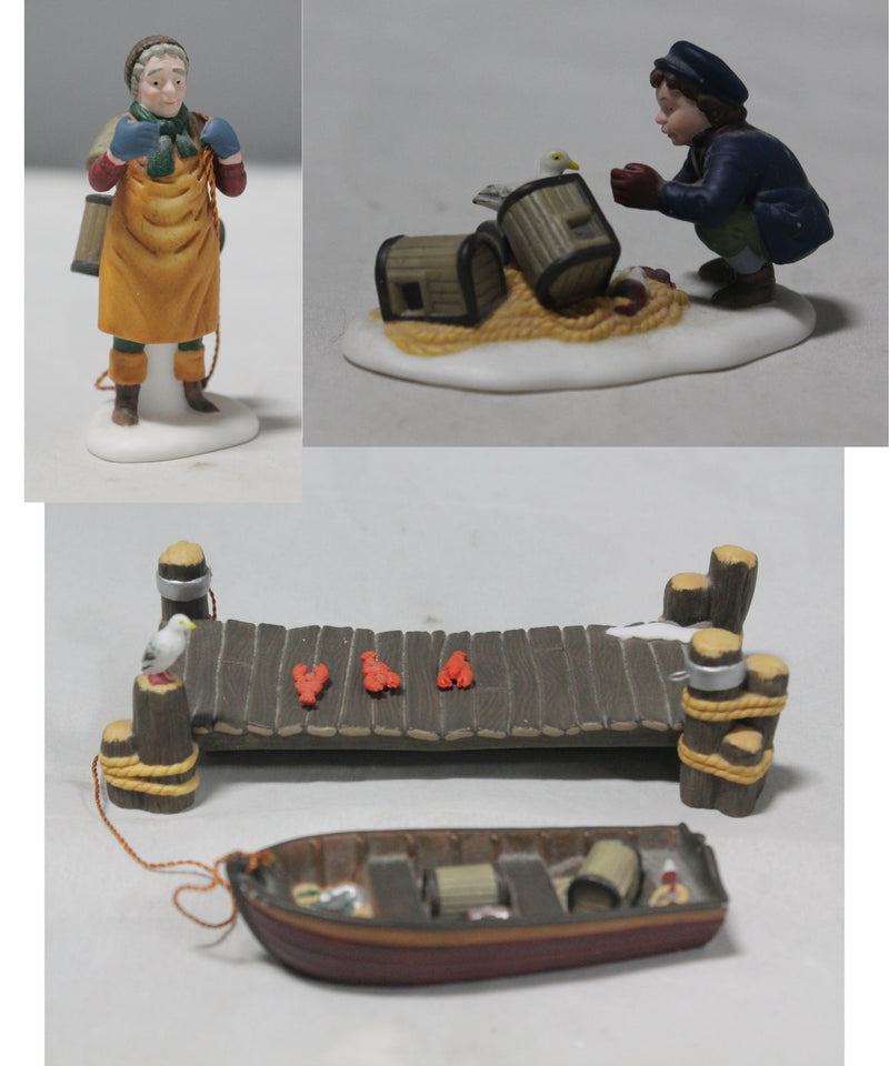 Department 56 | Lobster Trappers | Please Read