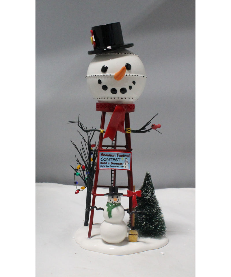 Department 56 | Snowman Watertower | As Is | Please Read