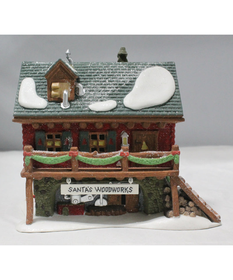 Department 56 | Santa's Woodworks | Please Read | As Is