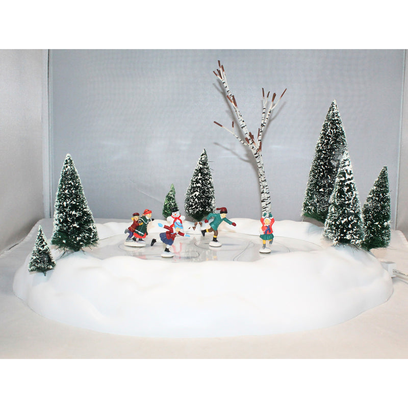Department 56 | Village Animated Skating Pond | Please Read | As Is