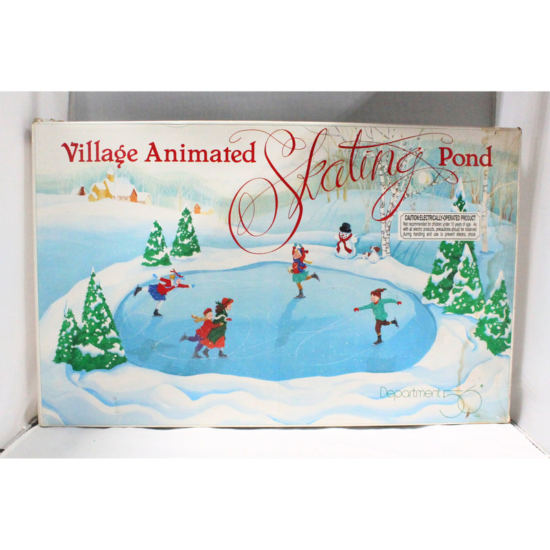 Department 56 | Village Animated Skating Pond | Please Read | As Is