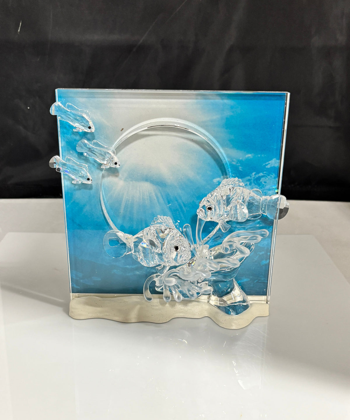 Swarovski Wonders of the Sea Crystal Sculpture, Please Read
