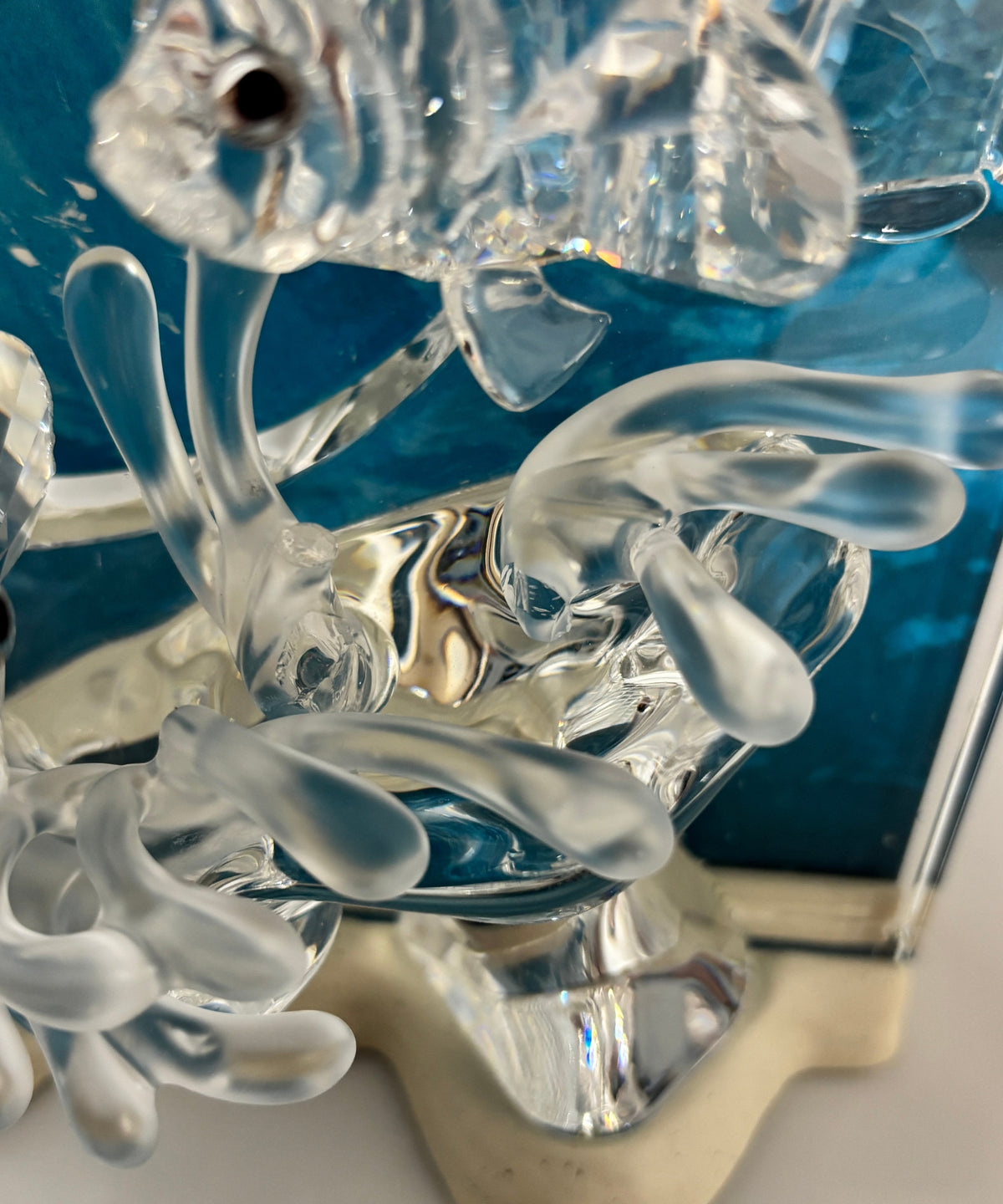 Swarovski Wonders of the Sea Crystal Sculpture, Please Read