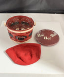 2010 Longaberger Santa Belly Basket Holiday Decor