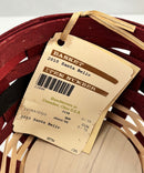 2010 Longaberger Santa Belly Basket Holiday Decor