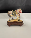Mid 20th Century Chinese Carved Horses|Lot of 2